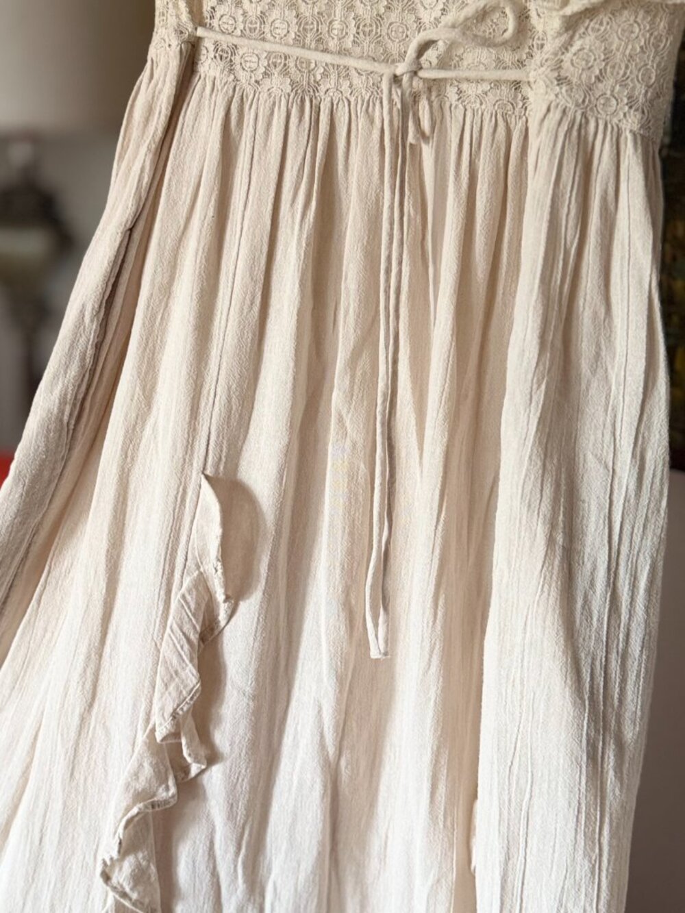 Free People Cream Lace Maxi Dress XS. $108 - Picture 15 of 16
